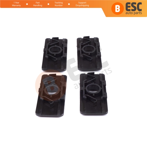 4 Pieces Front Fender Wing Plate Retaining Fixing Clips for Renault Clio Ypsilon MK2 Espace MK4 Thalia Scenic Megane MK1 7700412158 