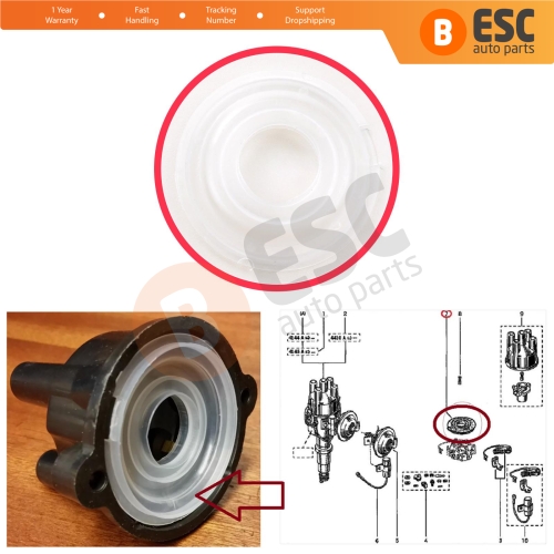 Distributor Dust Water Cover Seal Protective Dizzy Cap for Renault 9 11 1981–2001 5 GT Turbo 7701021983 