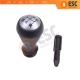 5 Speed Gear Shift Stick Knob Black Gray For Peugeot 106 206 206+ 306 406 605 2403AP