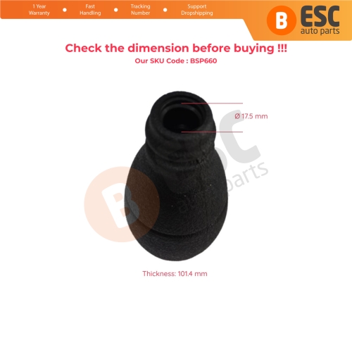 5 Speed Gear Shift Stick Knob Black For Citroen Berlingo Peugeot Partner MK1 2403.V0