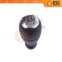 5 Speed Gear Shift Stick Knob Chrome Black For Citroen Berlingo Peugeot Partner MK1 2403.T9