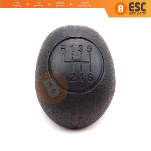 6 Speed Gear Shift Stick Knob Black For Peugeot Boxer Citroen Jumper Relay Fiat Ducato 250 2006-On 2403EQ