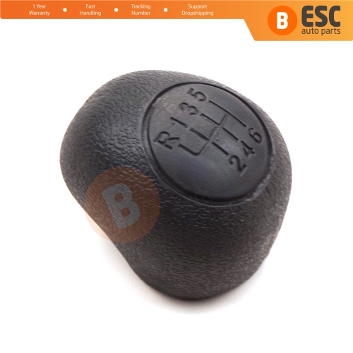 6 Speed Gear Shift Stick Knob Black For Peugeot Boxer Citroen Jumper Relay Fiat Ducato 250 2006-On 2403EQ