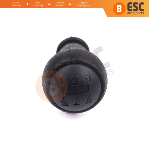 5 Speed Gear Shift Stick Knob Black For Peugeot Partner Tepee Citroen Berlingo MK2