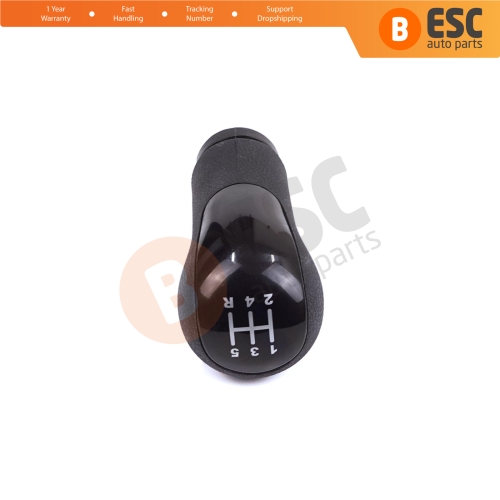 5 Speed Gear Shift Stick Knob Black For Ford Fiesta MK5 MK6 Fusion Transit Tourneo Connect MK1 2S6R7217AC
