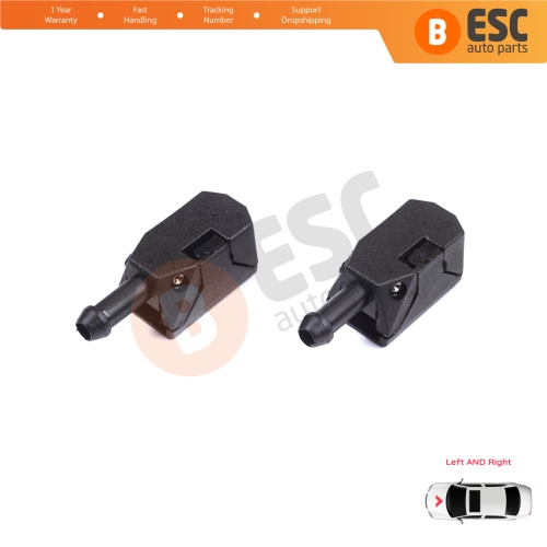 2 Pieces Front Window Wiperarm Washer Nozzle Spray Jet for Volvo White DAF MAN Sprinter W901 W909 1070123