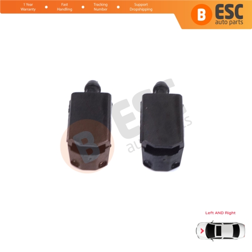 2 Pieces Front Window Wiperarm Washer Nozzle Spray Jet for Volvo White DAF MAN Sprinter W901 W909 1070123