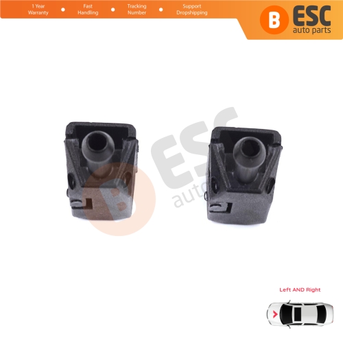 2 Pieces Front Window Wiperarm Washer Nozzle Spray Jet for Volvo White DAF MAN Sprinter W901 W909 1070123