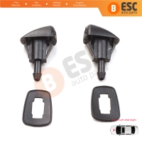 2 Pieces Front Window Wiper Washer Nozzle Spray 3-Hole Jet for Hyundai Kia 98630-YY000