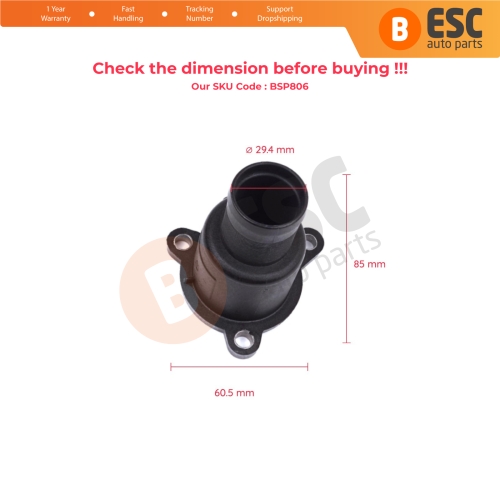 Thermostat Housing 8200578089 for Renault Without Pipe