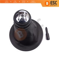Gear Shift Knob Black Boot Gaiter Set 7591.T1 For Peugeot Partner Tepee Berlingo.