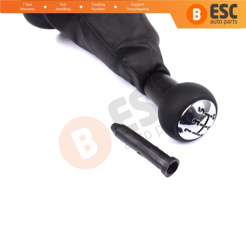 Gear Shift Knob Black Boot Gaiter Set 7591.T1 For Peugeot Partner Tepee Berlingo.