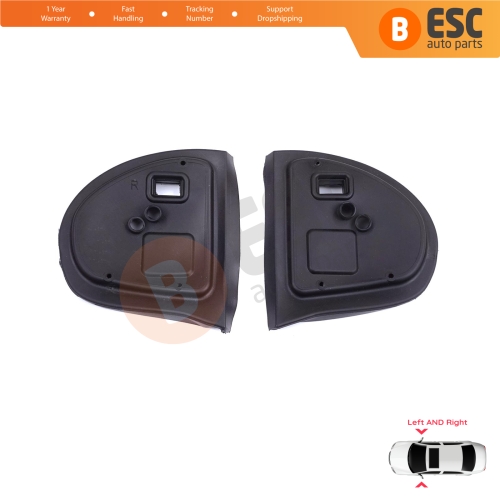 Exterior Side Wing Mirror Rubber Seals L+R Pads For Mercedes W211 S211 W203 S203 A413131418