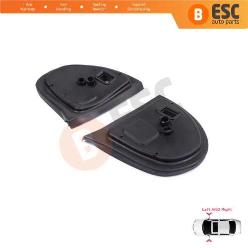 Exterior Side Wing Mirror Rubber Seals L+R Pads For Mercedes W211 S211 W203 S203 A413131418