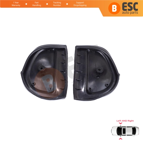 Exterior Side Wing Mirror Rubber Seals L+R Pads For Mercedes W210 W140 W202 S202 Pre-Facelift