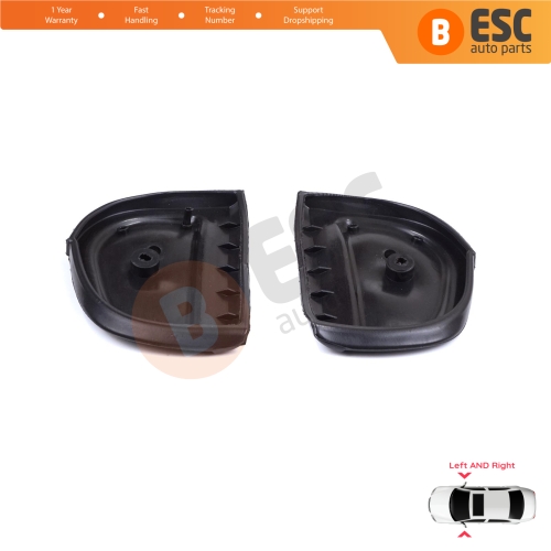 Exterior Side Wing Mirror Rubber Seals L+R Pads For Mercedes W210 W140 W202 S202 Pre-Facelift
