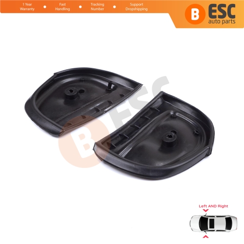Exterior Side Wing Mirror Rubber Seals L+R Pads For Mercedes W210 W140 W202 S202 Pre-Facelift