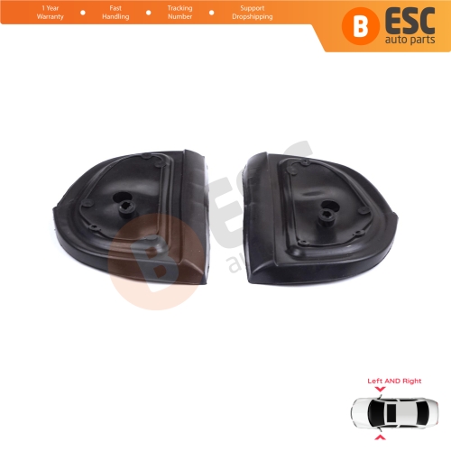 Exterior Side Wing Mirror Rubber Seals L+R Pads For Mercedes W210 W140 W202 S202 Pre-Facelift