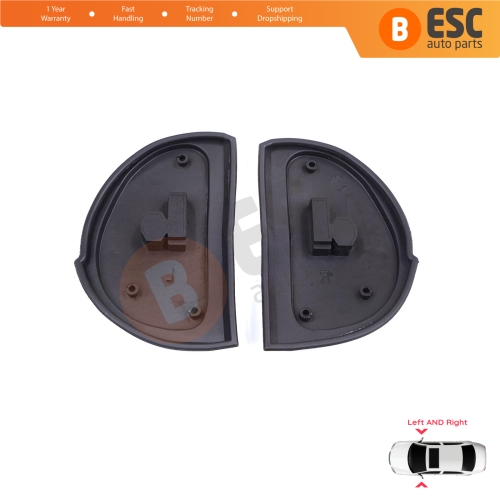 Exterior Side Wing Mirror Rubber Seals L+R Pads For Mercedes W210 W140 W202 S202 SL R129 Facelift