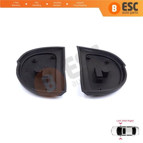 Exterior Side Wing Mirror Rubber Seals L+R Pads For Mercedes W210 W140 W202 S202 SL R129 Facelift