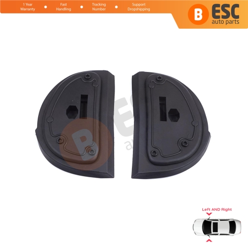 Exterior Side Wing Mirror Rubber Seals L+R Pads For Mercedes W210 W140 W202 S202 SL R129 Facelift