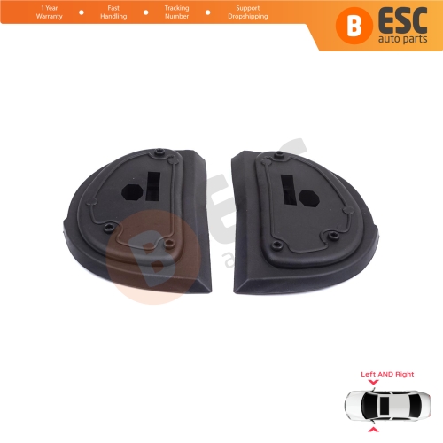 Exterior Side Wing Mirror Rubber Seals L+R Pads For Mercedes W210 W140 W202 S202 SL R129 Facelift