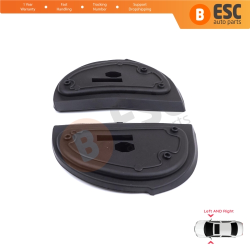 Exterior Side Wing Mirror Rubber Seals L+R Pads For Mercedes W210 W140 W202 S202 SL R129 Facelift