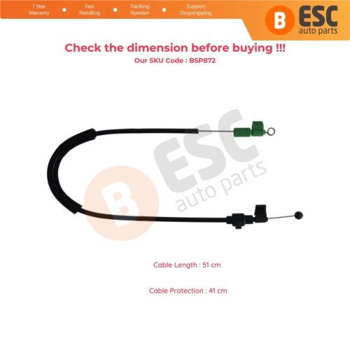 Defroster Flap Control Green Cable for VW Transporter Multivan Caravelle T5 T6 Amarok 2H 7H1819835C 