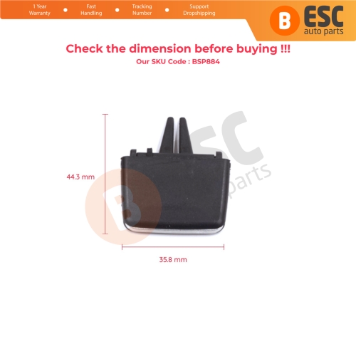 Air Conditioner Vent Panel Button for BMW 3 Series E90 E91 E92 E93 64229130458