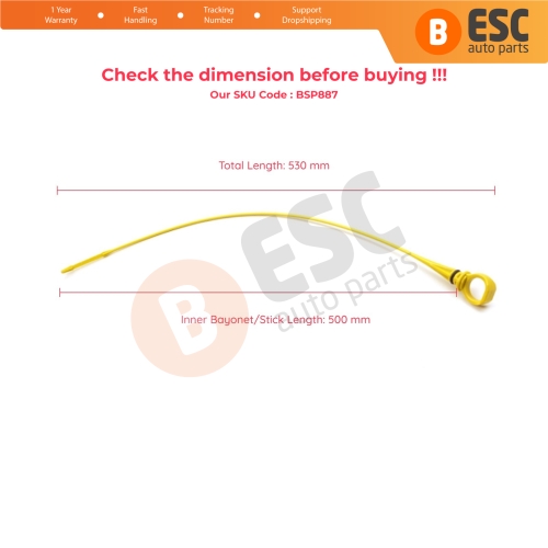 Engine Oil Dipstick Measurer 117485 1331073 for Ford Citroen Peugeot