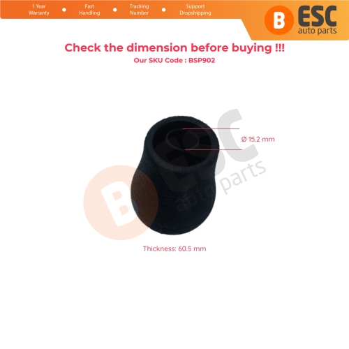 5 Speed Gear Shift Stick Knob Black for VW Transporter Multivan Caravelle T5 2003-2016 7H0711113