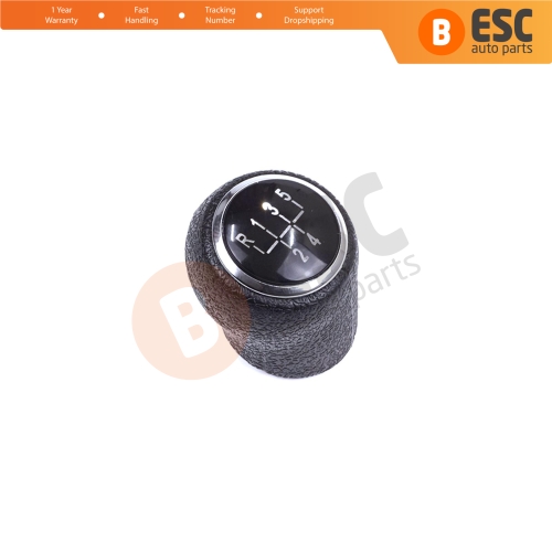 5 Speed Gear Shift Stick Knob Black for VW Transporter Multivan Caravelle T5 2003-2016 7H0711113