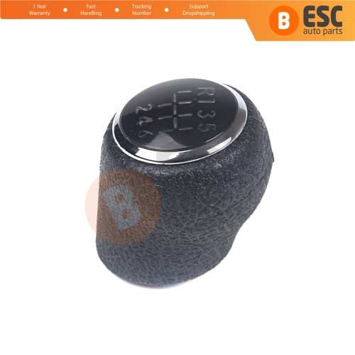 6 Speed Gear Shift Stick Knob Black for VW Transporter Multivan Caravelle T5 2003-2016 7H0711113