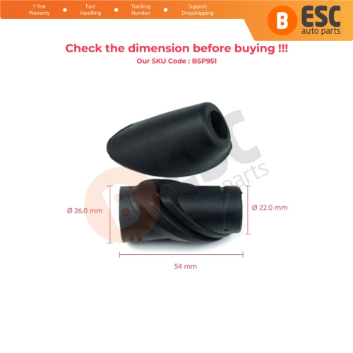 Radio Antenna Rubber Seal Lower Upper Parts for Mercedes E Class W124 A124 C124 A1248270898