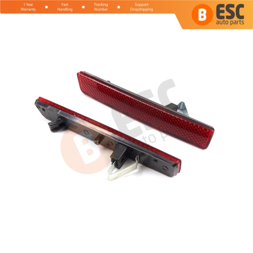 Rear Bumper Reflector Left Right 51810677 51810678 for Fiat Doblo MK2 Opel Combo D