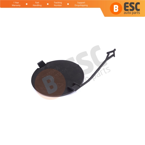 Front Bumper Tow Eye Cover 735615289 Textured for Fiat Doblo 2015-2020