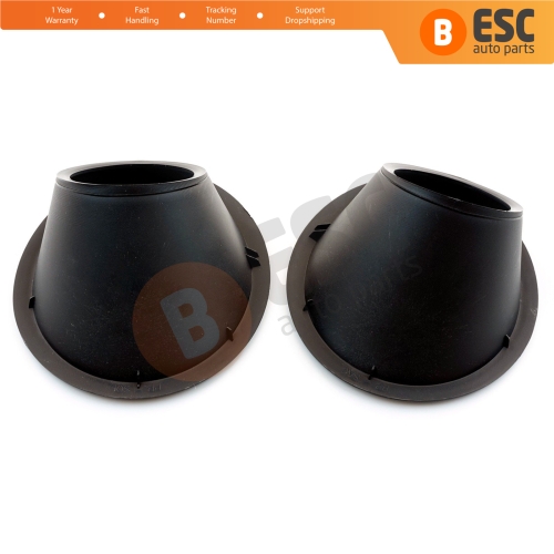 Fog Light Surround Frame Housing 7452TJ 7452TK Black for Fiat Fiorino Qubo Nemo Bipper