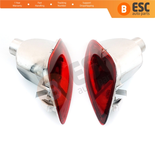 Rear Fog End Light Lamp Lens 8200776055 8200776054 for Renault Clio MK3