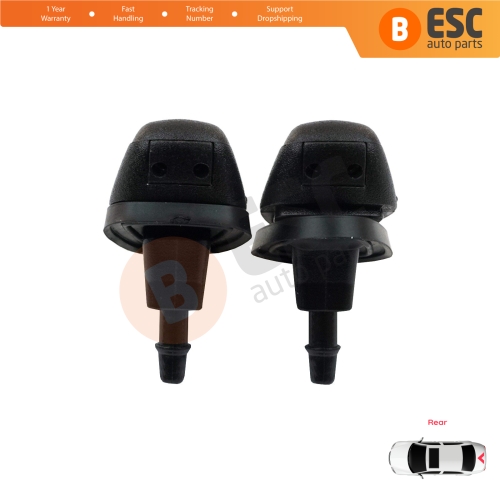 Rear Window Washer Jet Nozzle for Fiat Doblo Fiorino Punto Nemo Bipper Combo Ram 60666173