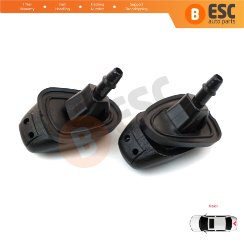 Rear Window Washer Jet Nozzle for Fiat Doblo Fiorino Punto Nemo Bipper Combo Ram 60666173