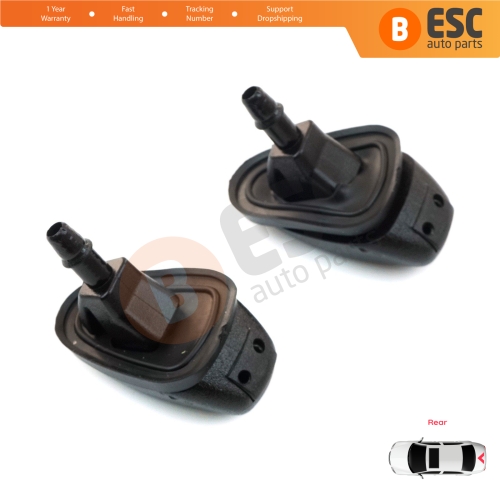 Rear Window Washer Jet Nozzle for Fiat Doblo Fiorino Punto Nemo Bipper Combo Ram 60666173