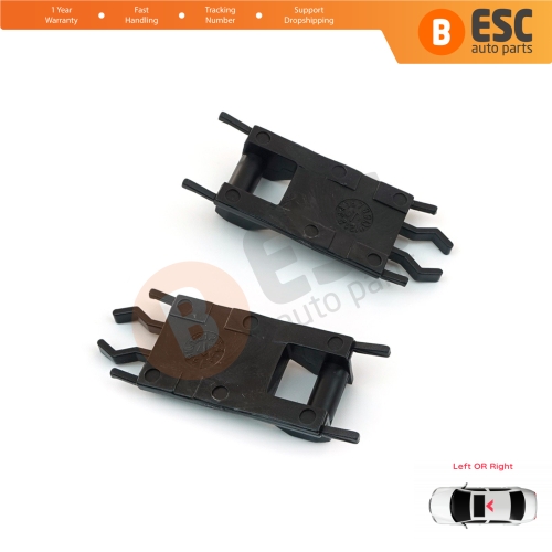 2 Pieces Sunroof Sliding Rail Lift Lever Hinge Bracket Clips for BMW E36 E38 E46 E39 X5 E53 54128202295 54128202296
