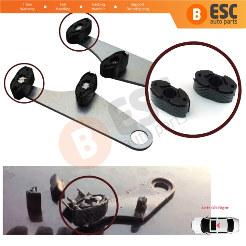 2 Pieces Sunroof Guide Sliding Clips for Renault Megane Scenic MK2 3 Laguna MK3 Koleos Latitude Talisman Jeep Renegade 7701209744 