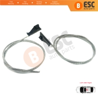 Sunroof Repair Pull Cables Left Right for Mercedes E Class W210 1996-2003 S Class W220 1998-2005 2107800189 2107800089 