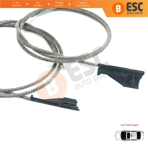 Sunroof Repair Pull Cables Left Right for Mercedes E Class W210 1996-2003 S Class W220 1998-2005 2107800189 2107800089 