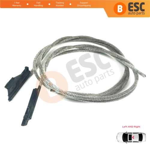 Sunroof Repair Pull Cables Left Right for Mercedes E Class W210 1996-2003 S Class W220 1998-2005 2107800189 2107800089 