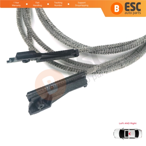 Sunroof Repair Pull Cables Left Right for Mercedes E Class W210 1996-2003 S Class W220 1998-2005 2107800189 2107800089 
