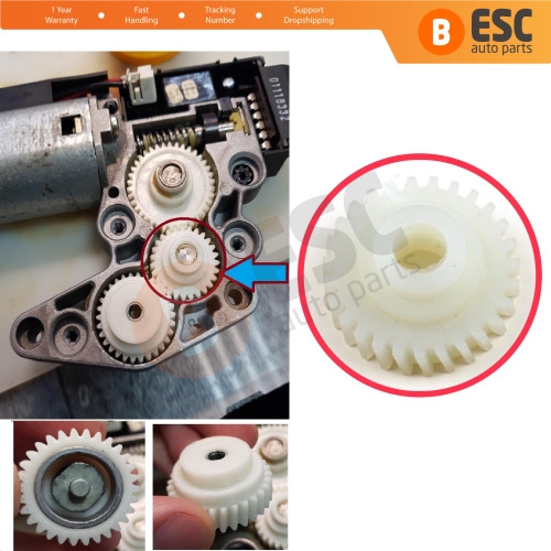 Sunroof Motor Repair Gear 27 Teeth for Porsche 911 Mercedes W163 C208 A208 Nissan Primera P12 Altima L31