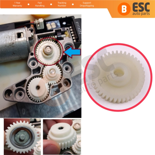 Sunroof Motor Repair Gear 38 Teeth for Porsche 911 Mercedes W163 C208 A208 Nissan Primera P12 Altima L31