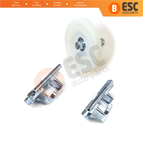 Sunroof Slider Cable End Clips Metal Brackets Motor Gear for Peugeot 206 206+ 207 842461 7701469319